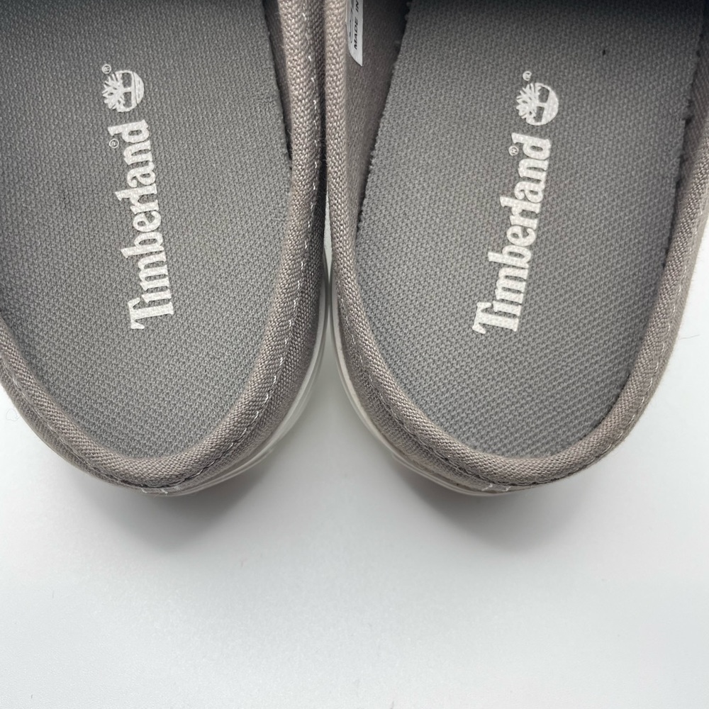 Timber women’s gray mules, canvas slip on sneakers, woman size 11 - Picture 5 of 8